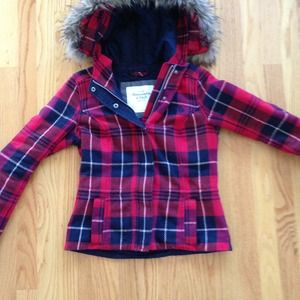 Abercrombie & Fitch plaid jacket