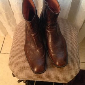 ****On Hold****Men's brown leather boots
