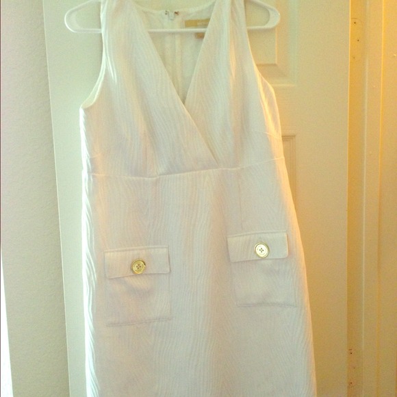 Michael Kors knee length dress(white)