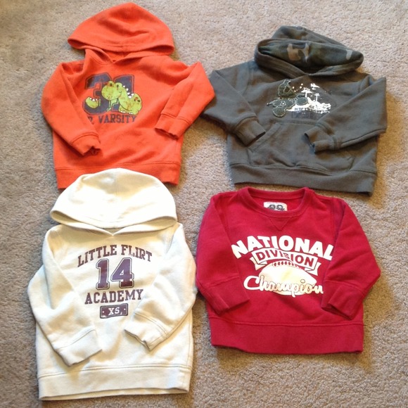 4 toddler boy sweatshirts