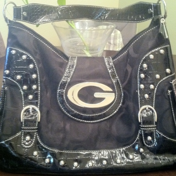 Black one strap handbag