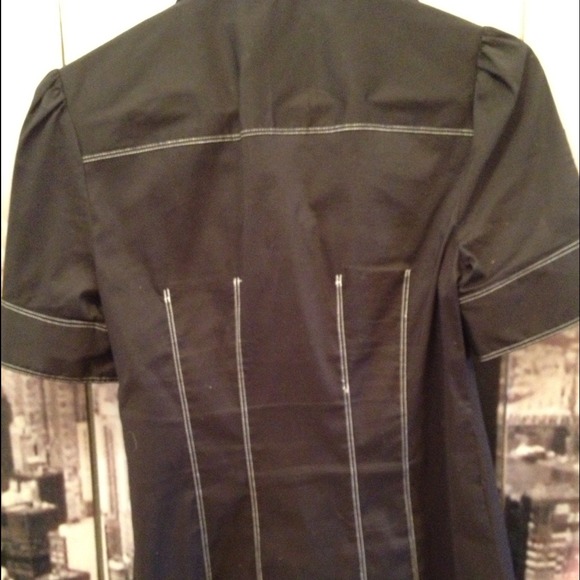BEBE button up blouse!! Worn once! - Picture 4 of 4