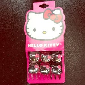 Hello kitty hair clips