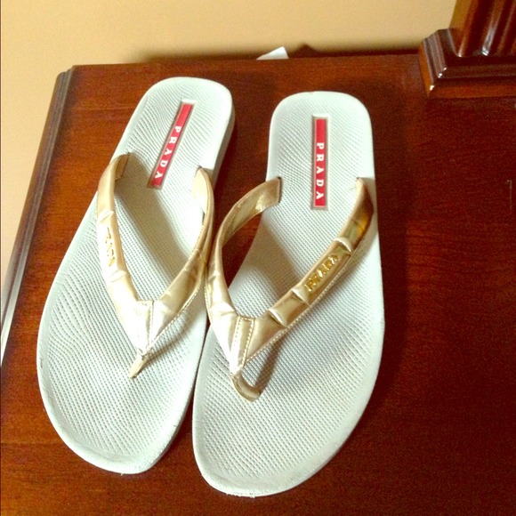 Prada flip flops