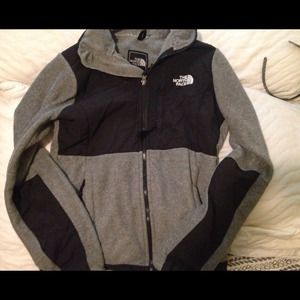 REDUCED. Black and Grey North Face Jacket