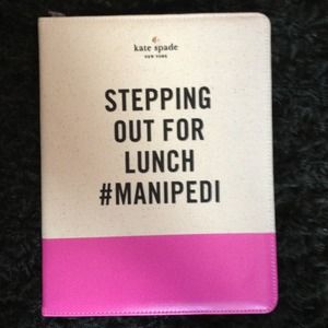 REDUCED -Kate Spade iPad "Stepping Out For Lunch"