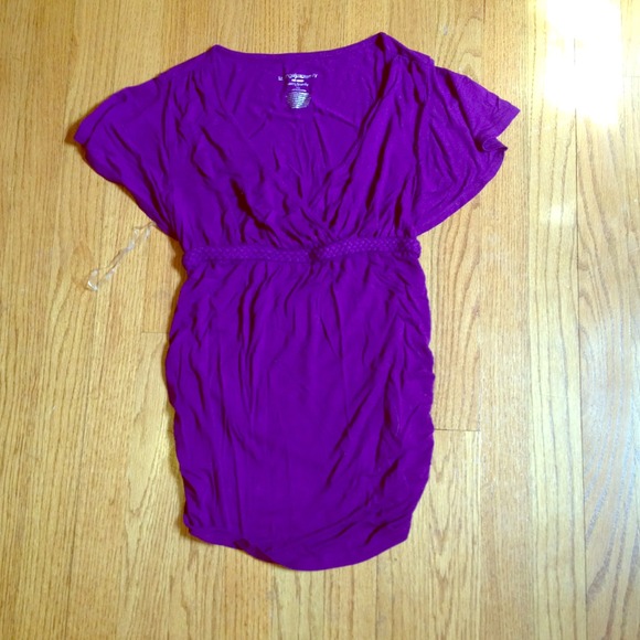 Purple Maternity Top