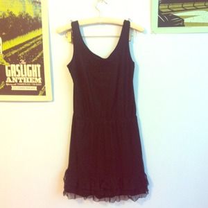 Xhilaration black mesh dress.