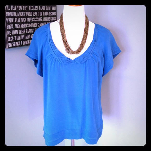 SOLD Silk Pintucked Top