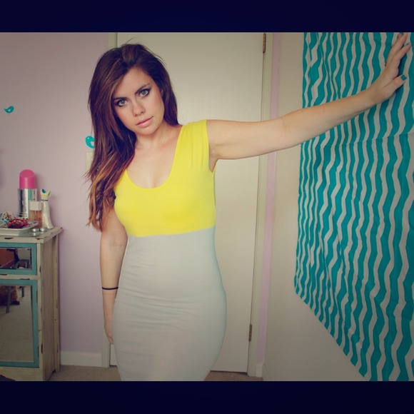 Sold in bundle! American apparel colorblock dress