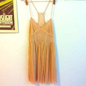 Gorgeous nude dress by Kimchi Blue!
