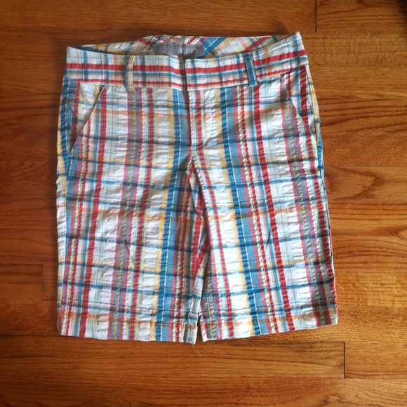 Delia's plaid Bermuda shorts