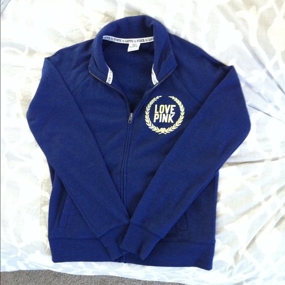 Navy Victoria Secret PINK Zip Up