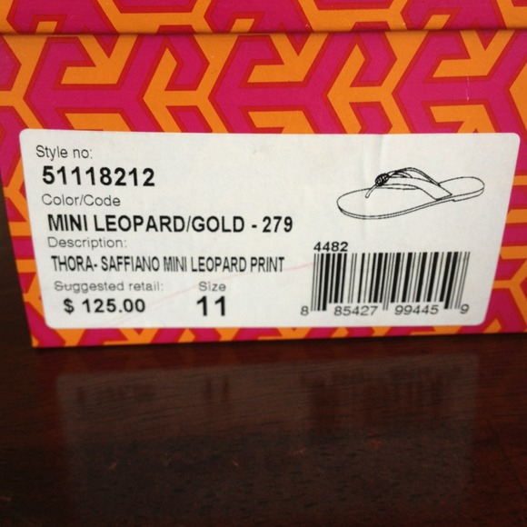 **SOLD**Tory Burch leopard print Thora sandal - Picture 3 of 3