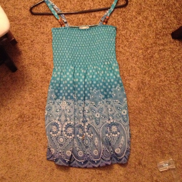 🎈REDUCED🎈Turquoise blue long tank top