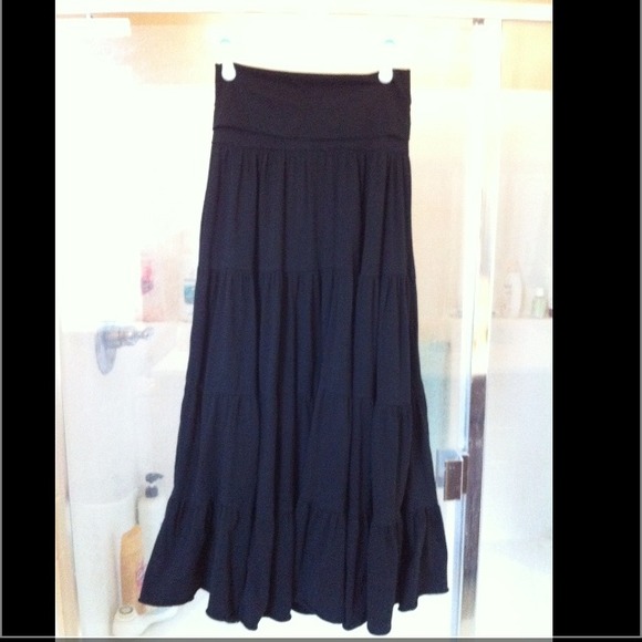 Long Black Skirt