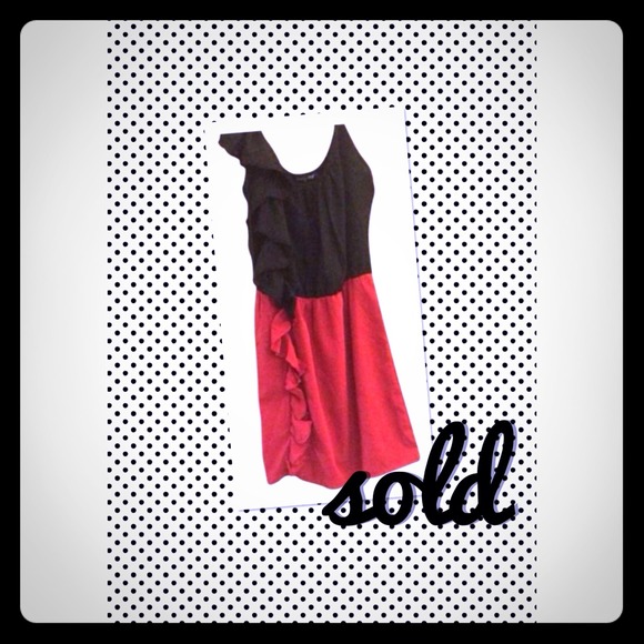 ⬇Final reduce!!!Lovely red and black dress
