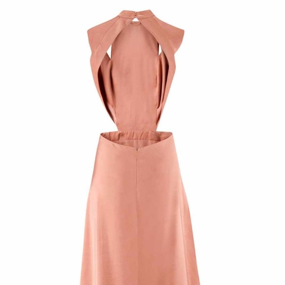 Rose gold long gown. - Picture 3 of 4