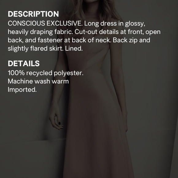 Rose gold long gown. - Picture 4 of 4