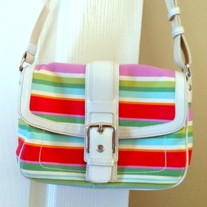 Coach Legacy Striped Purse