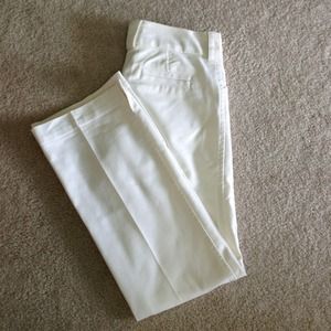 Banana Republic White Trousers