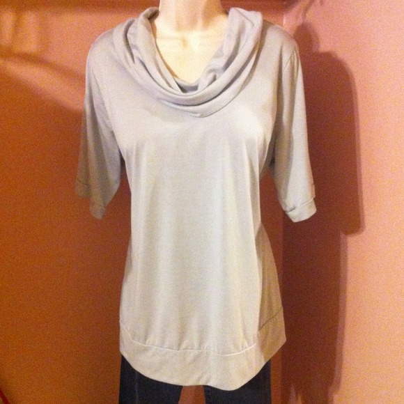 Cowl neck top