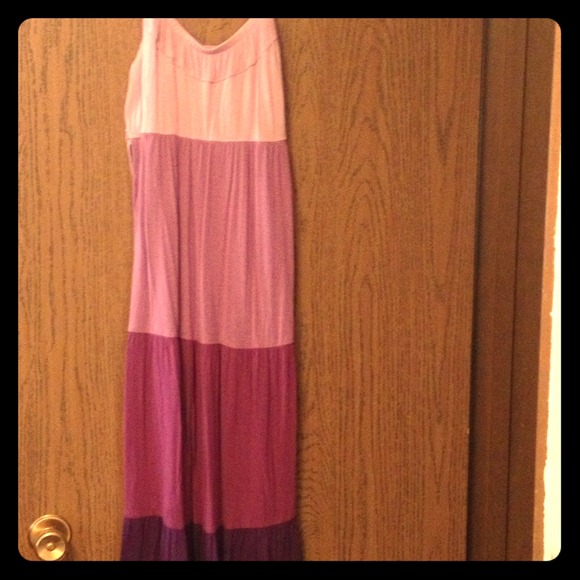Purple maxi dress