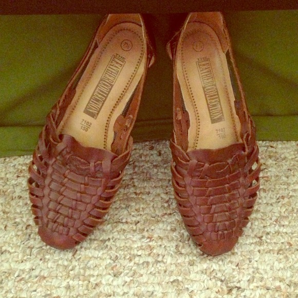 Genuine Leather Huarache Sandals