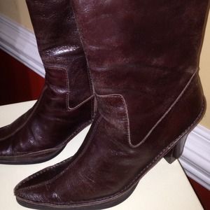 Brown leather Amanda smith boots