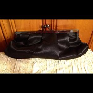 🔳Black satin clutch🔳