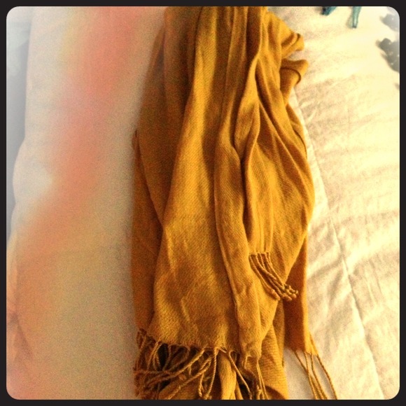 Mustard scarf