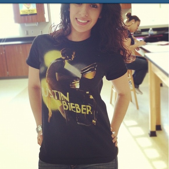 Justin Bieber t-shirt! :)