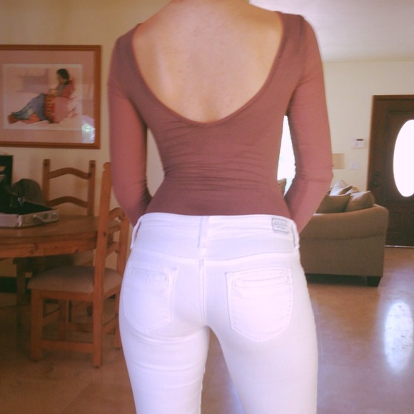 🔴🔴SOLD🔴🔴Brown Bodysuit - Picture 2 of 3