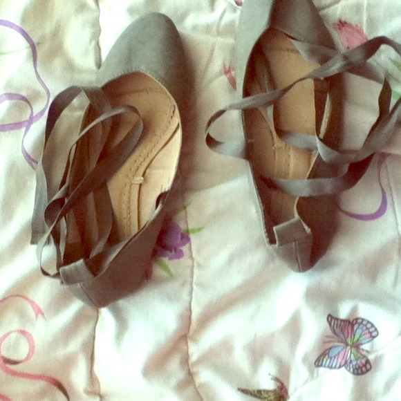 Olive Colored Ballet Flats