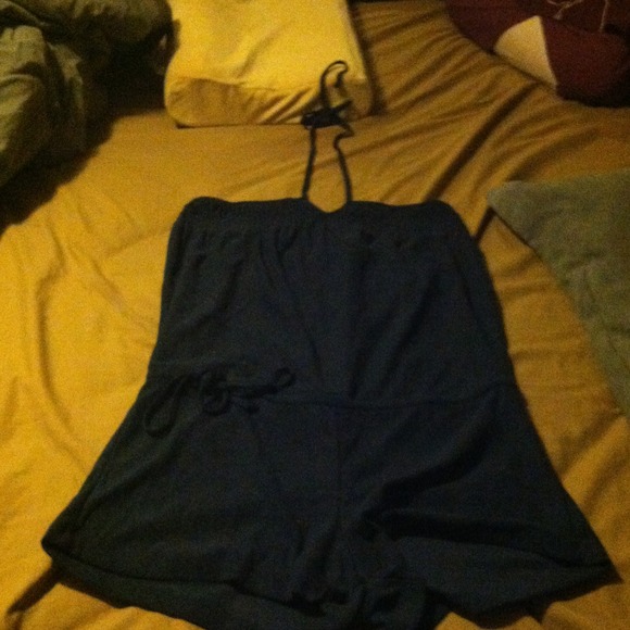 Navy blue romper