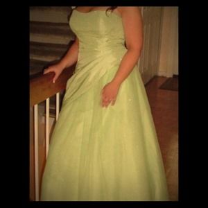 Green prom dress
