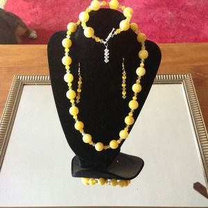 Artisan Yellow Jade set !