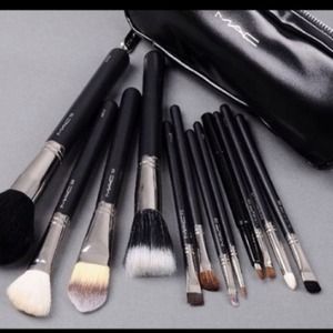 12 Piece Mac makeup brushes