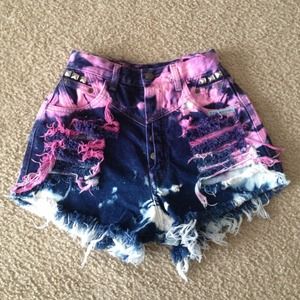 💗Handmade High Waisted Shorts.💗