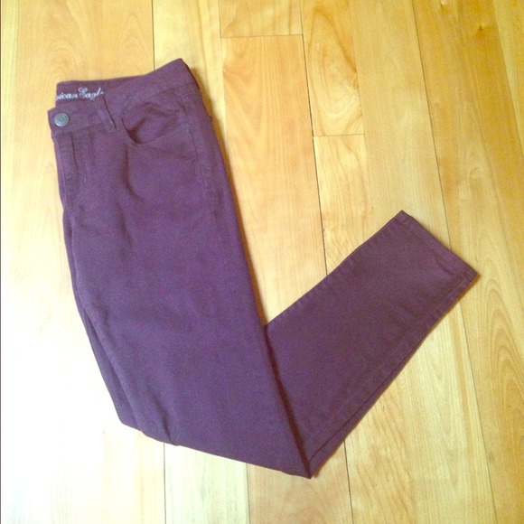 Maroon jeggings