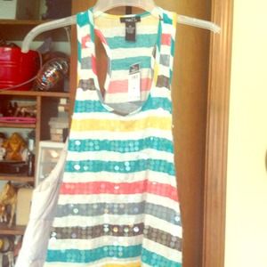 Sequined tank!