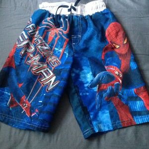 Spider-Man boys bathing suit.