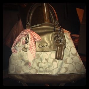 Coach bag. Authentic. Comes with scarf.