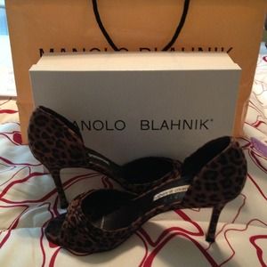 For terelvabe Manolo Blahnik leopard shoes