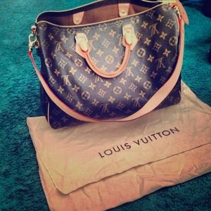 Authentic LV over the shoulder xl purse