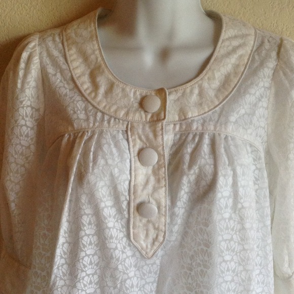 ⚡SOLD⚡ French Connection White Top 6 - Picture 2 of 4