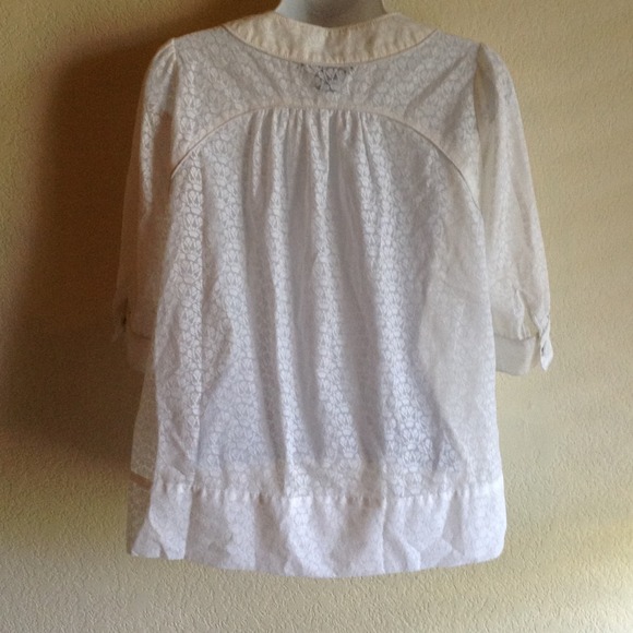 ⚡SOLD⚡ French Connection White Top 6 - Picture 3 of 4