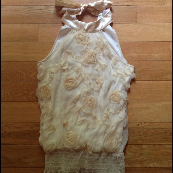 Creamed colored tank!