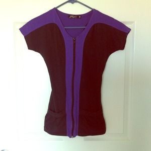 🚫SOLD🚫Black purple shirt