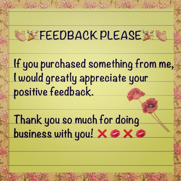 🎀🎀FEEDBACKS🎀🎀